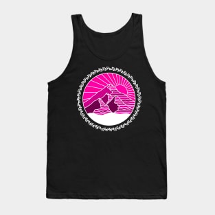 The Pink Mountains Tank Top